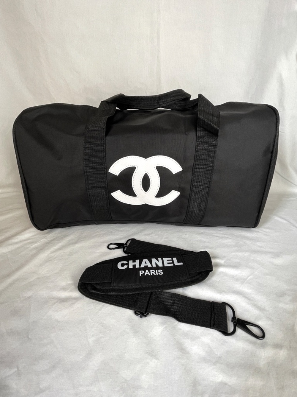 Chanel GWP Black Duffle Bag